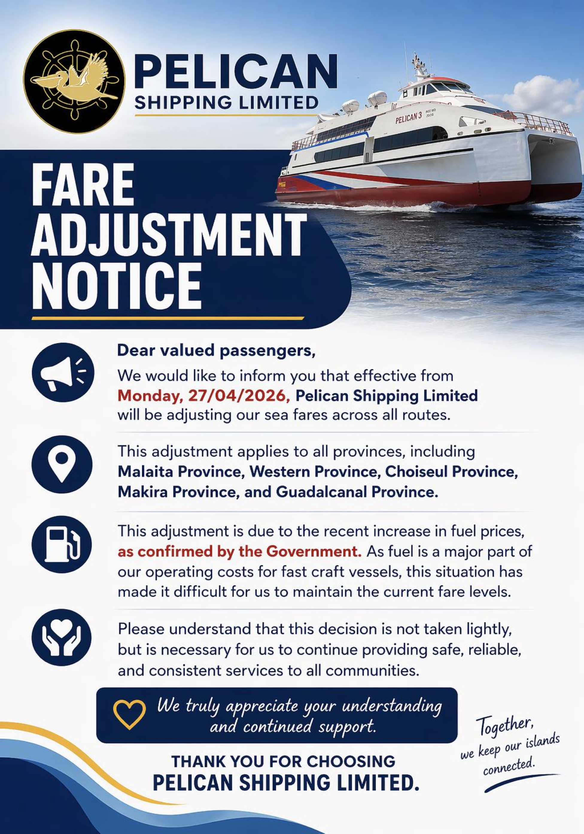 Pelican Ferry News & Updates